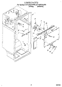 LINER Diagram and Parts List for ET18DKXAW00  Whirlpool Refrigerator