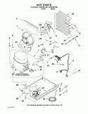 UNIT PARTS Diagram and Parts List for KUIS18PNXW0  KitchenAid Ice Maker