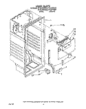 LINER Diagram and Parts List for ET14LKXXN00  Whirlpool Refrigerator