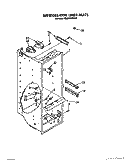REFRIGERATOR LINER Diagram and Parts List for 8ED22RKXXW00  Whirlpool Refrigerator