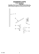 ACCESSORY PARTS Diagram and Parts List for KUDD03DTPA10  KitchenAid Dishwasher