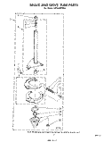 BRAKE AND DRIVE Diagram and Parts List for LA5530XPW3  Whirlpool Washer