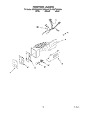 CONTROL PARTS Diagram and Parts List for GC5THGXKB01  Whirlpool Refrigerator
