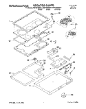 SECTION Diagram and Parts List for KECC560BBL1  KitchenAid Cooktop