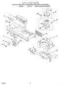 AIR FLOW Diagram and Parts List for KHMS145JBS0  KitchenAid Microwave