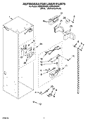 REFRIGERATOR LINER PARTS Diagram and Parts List for KSSS42FMX01  KitchenAid Refrigerator