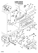 LINER PARTS Diagram and Parts List for KBRP36FMS02  KitchenAid Refrigerator