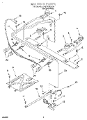 MANIFOLD Diagram and Parts List for FGP335EQ0  Roper Range
