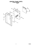 Part Location Diagram of 4358552 Whirlpool PANL-CNTRL