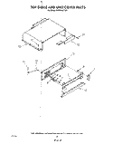TOP GRILLE AND UNIT COVER Diagram and Parts List for KSRF36DTX01  KitchenAid Refrigerator