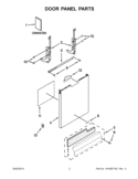 Part Location Diagram of W10580730 Whirlpool TECH SHEET