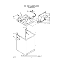 TOP AND CABINET, LIT/OPTIONAL Diagram and Parts List for LA4800XTW1  Whirlpool Washer