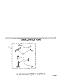 MISCELLANEOUS Diagram and Parts List for KAWE742WAL1  KitchenAid Washer