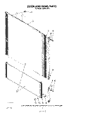 DOOR AND PANEL Diagram and Parts List for KUDB210S1  KitchenAid Dishwasher