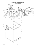 TOP AND CABINET, LIT/OPTIONAL Diagram and Parts List for LA9300XTM0  Whirlpool Washer