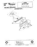CONSOLE Diagram and Parts List for DP3801XLW0  Whirlpool Dishwasher