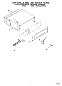 TOP GRILLE AND UNIT COVER PARTS Diagram and Parts List for KSSS48QMW00  KitchenAid Refrigerator