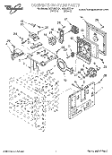 Part Location Diagram of 4358458 Whirlpool THERMISTOR