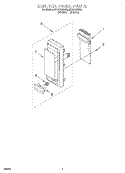 CONTROL PANEL Diagram and Parts List for MT6120XEQ0  Whirlpool Microwave