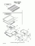 Part Location Diagram of W10258418 Whirlpool HOLDER