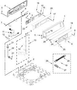 Part Location Diagram of W11765026 Whirlpool READER-CRD