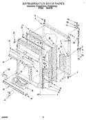 REFRIGERATOR DOOR Diagram and Parts List for ET22PKXDN00  Whirlpool Refrigerator