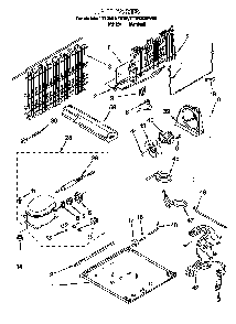 Unit Diagram and Parts List for TT18DKXEN01  Estate Refrigerator
