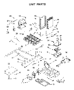 Unit parts Diagram and Parts List for WRS321SDHV05  Whirlpool Refrigerator