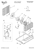 SECTION Diagram and Parts List for ACU102XJ0  Whirlpool Air Conditioner