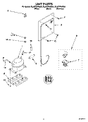 UNIT PARTS Diagram and Parts List for EL5WTRXMQ00  Whirlpool Refrigerator