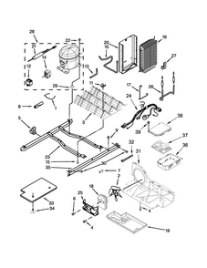 Part Location Diagram of W10581996 Whirlpool HARNS-WIRE