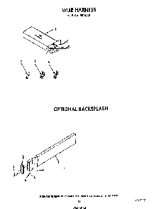 ^backsplash Diagram and Parts List for N9157*0  Roper Range
