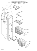 FREEZER LINER Diagram and Parts List for KSRS22QGWH02  KitchenAid Refrigerator