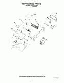 TOP VENTING PARTS Diagram and Parts List for KDRU707VSS00  KitchenAid Range