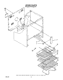 OVEN (CONTINUED) Diagram and Parts List for RM978BXPW1  Whirlpool Microwave Oven Combo