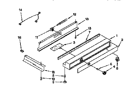 Refrigerator Control Panel Diagram and Parts List for 106KSSS36QDX05  KitchenAid Refrigerator