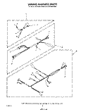 WIRING HARNESS Diagram and Parts List for GCE2900XSW0  Whirlpool Dryer