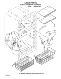 LINER PARTS Diagram and Parts List for 5VEV188NASOO  Whirlpool Freezer