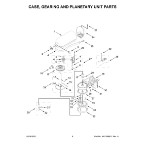 Part Location Diagram of W11745418 Whirlpool Pin, Grooved