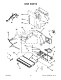 UNIT PARTS Diagram and Parts List for KFIV29PCMS00  KitchenAid Refrigerator