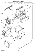ICEMAKER PARTS, OPTIONAL PARTS (NOT INCLUDED) Diagram and Parts List for KSRS25FTBT00  KitchenAid Refrigerator