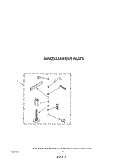 MISCELLANEOUS Diagram and Parts List for LA6055XTF0  Whirlpool Washer