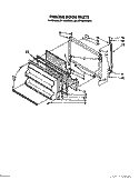 FREEZER DOOR Diagram and Parts List for ET14JKXXN01  Whirlpool Refrigerator