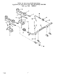 BROILER AND OVEN BURNER Diagram and Parts List for 1395W1A  Roper Range