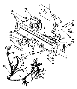 Control Panel Diagram and Parts List for KUDH230YH0  KitchenAid Dishwasher