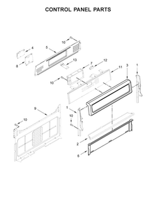Part Location Diagram of W11342985 Whirlpool Electronic Control Board
