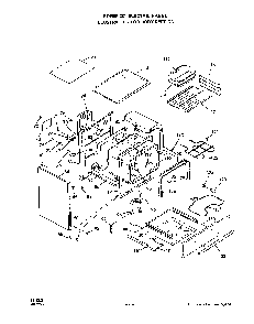 Body Diagram and Parts List for 2233*1A  Roper Range