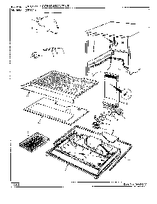02 - Freezer Compartment Diagram and Parts List for NT17L4A  Whirlpool Refrigerator