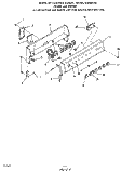 BACKGUARD , LIT/OPTIONAL Diagram and Parts List for F9208L0  Roper Range
