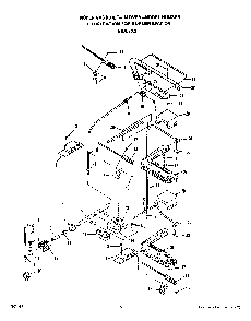 Burner Diagram and Parts List for B6757*0  Roper Range